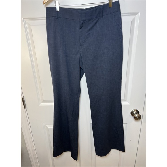 Banana Republic Pants - Banana Republic Pants Womens 12 Blue The Martin Fit Dress‎ Wool Blend Stretch